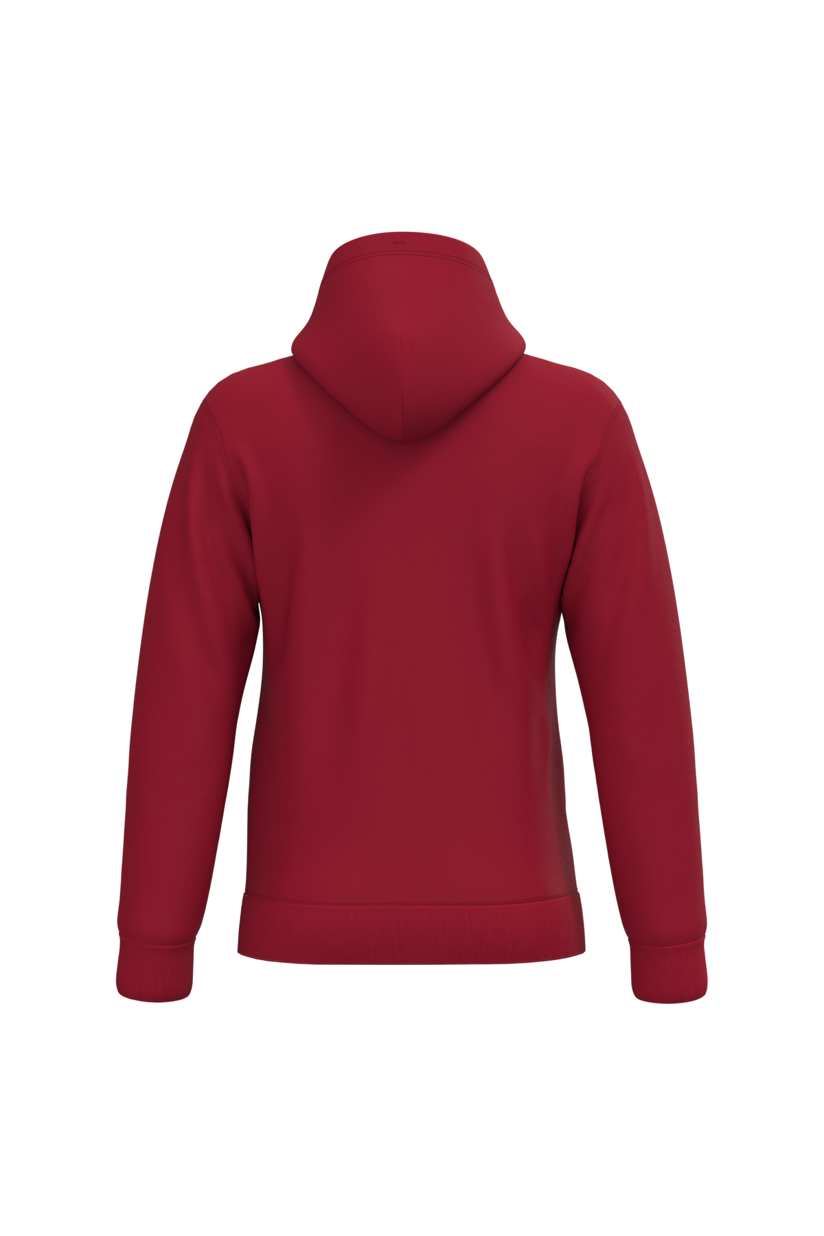 K476 - Sudadera con capucha hombre - Cherry Red - trasera