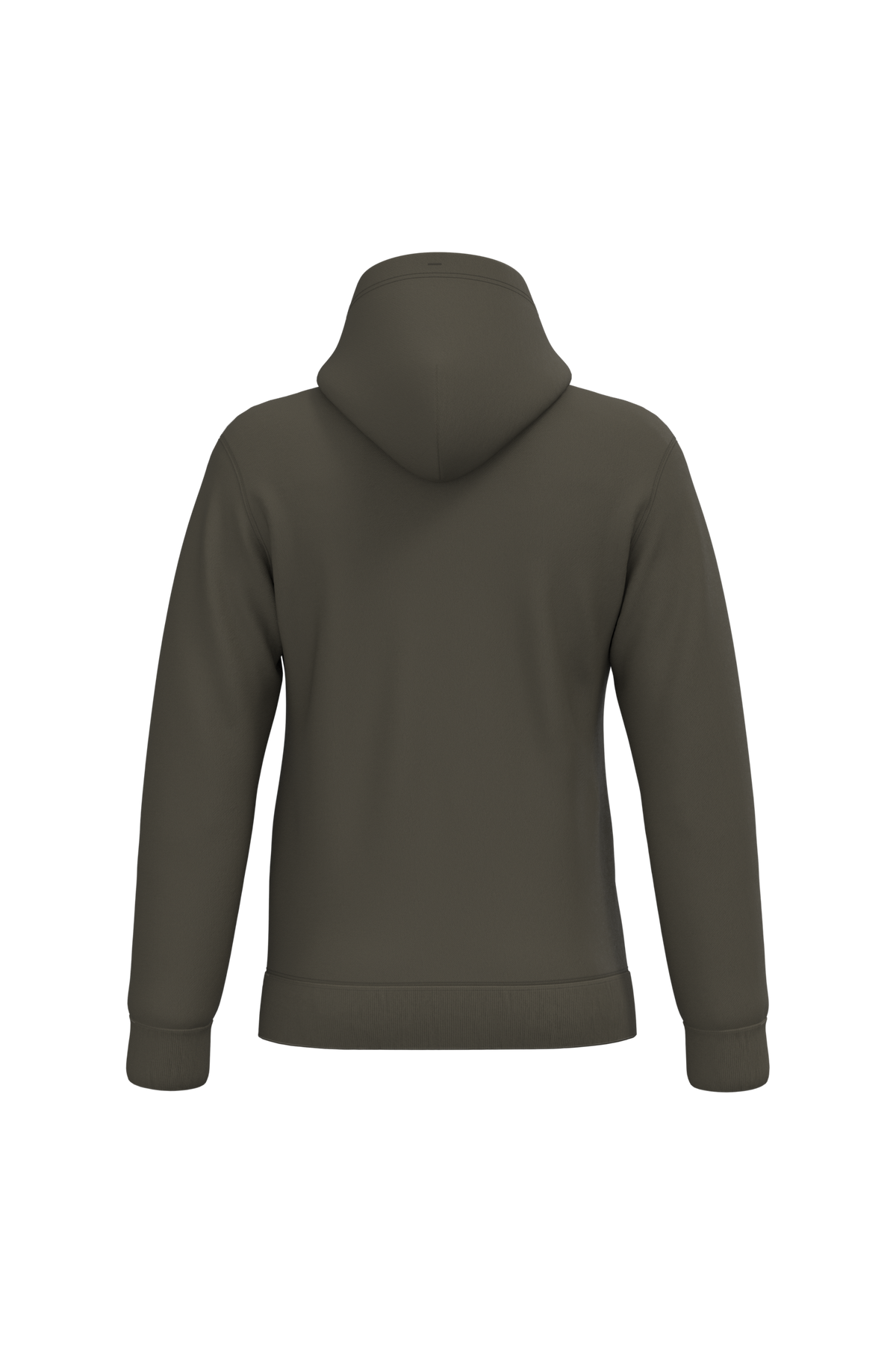 K476 - Sudadera con capucha hombre - Dark Khaki - trasera