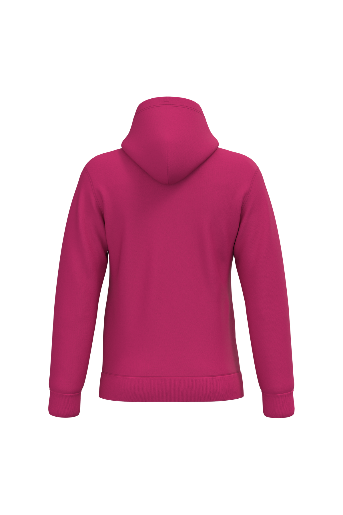 K476 - Sudadera con capucha hombre - Fuchsia - trasera