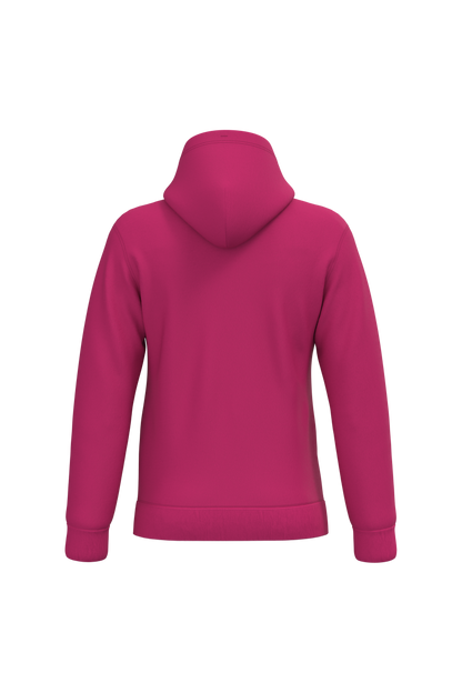 K476 - Sudadera con capucha hombre - Fuchsia - trasera