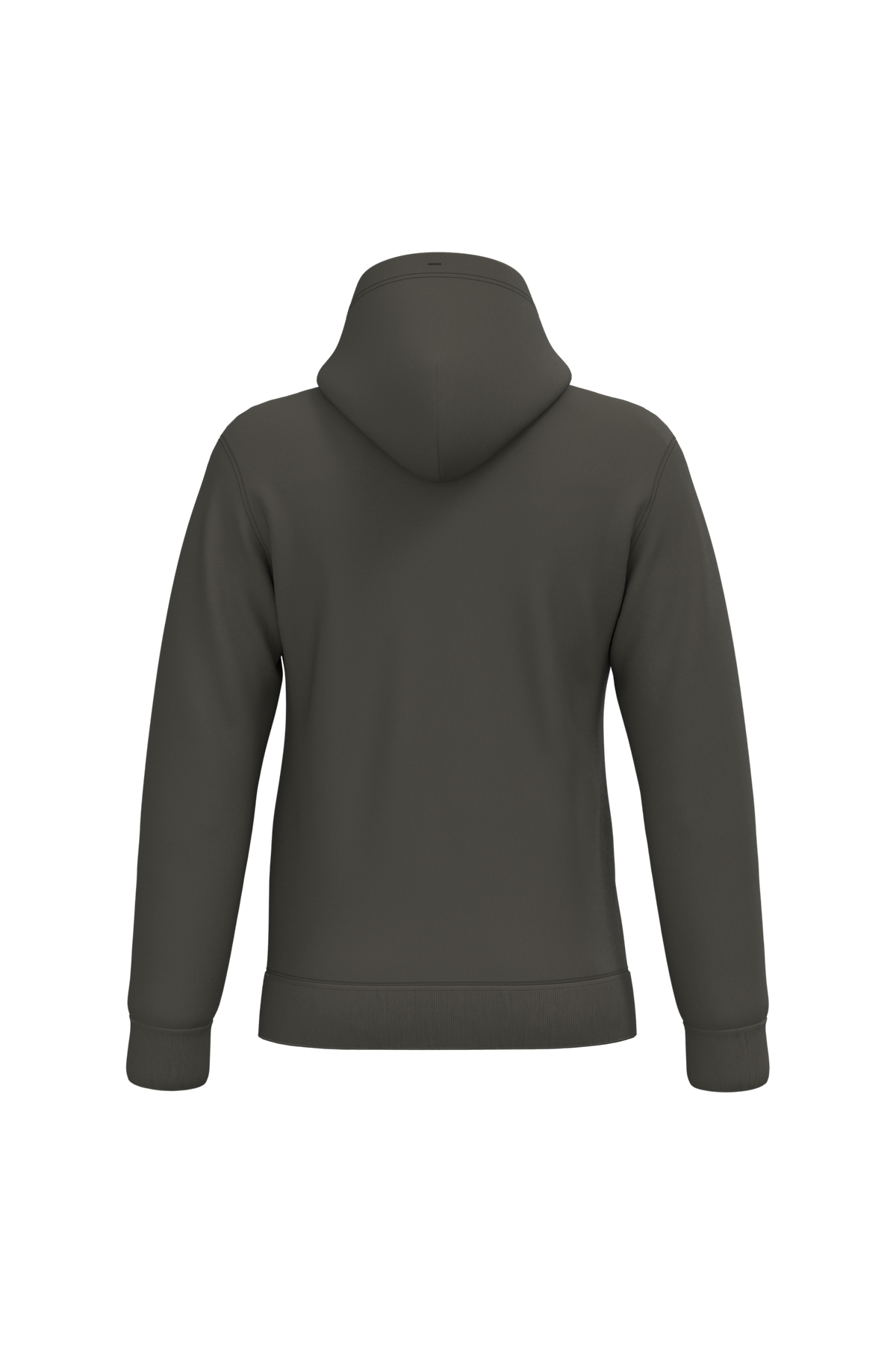 K476 - Sudadera con capucha hombre - Green Olive - trasera