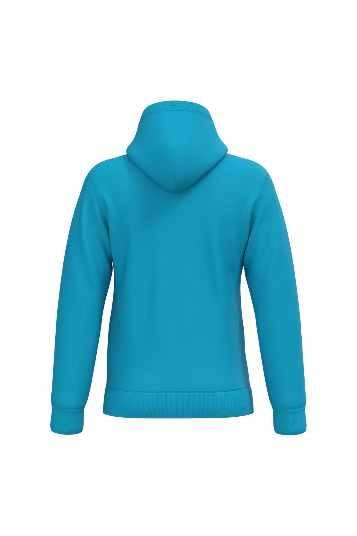 K476 - Sudadera con capucha hombre - Hawaii Blue - trasera