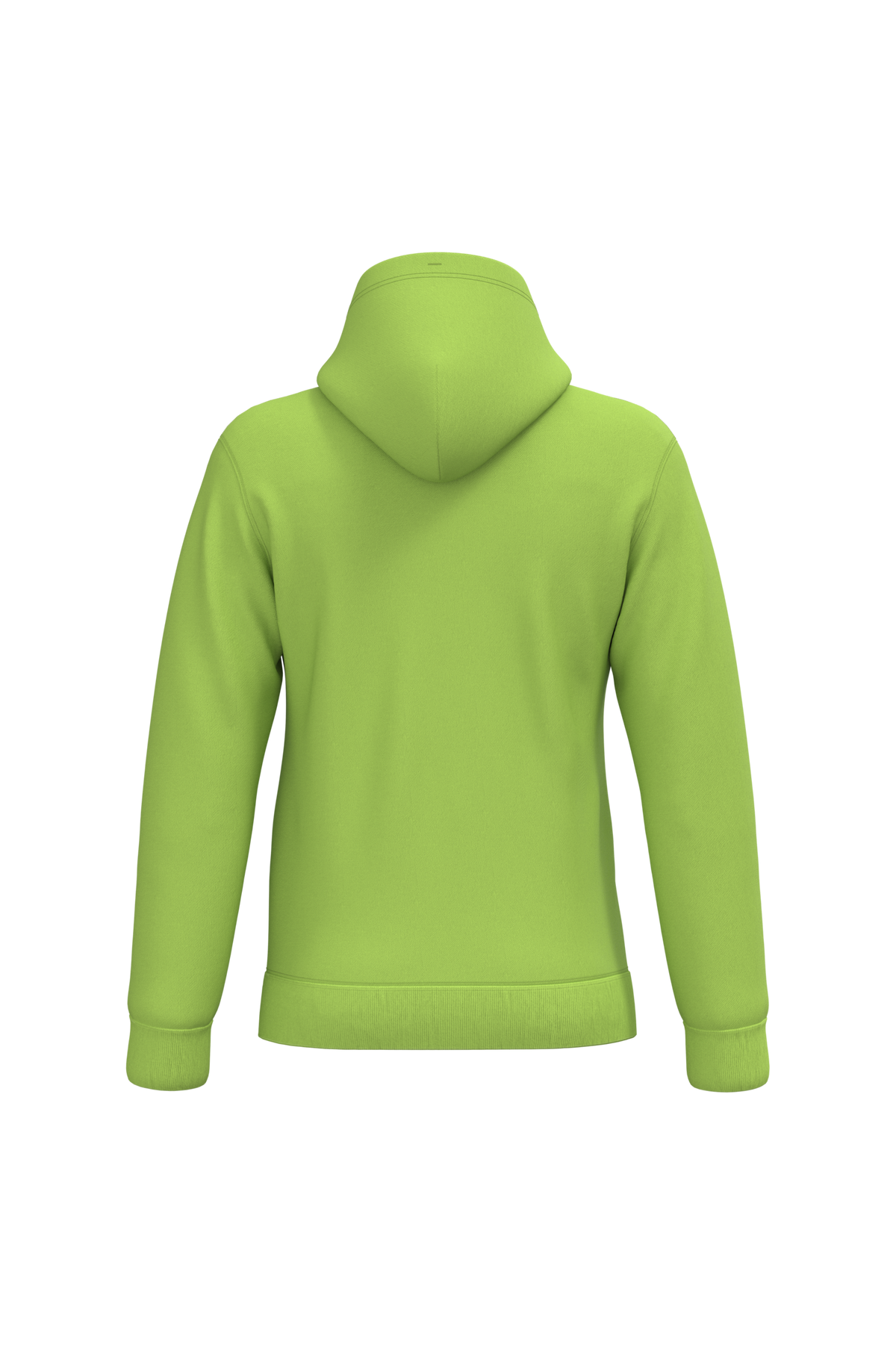 K476 - Sudadera con capucha hombre - Lime - trasera