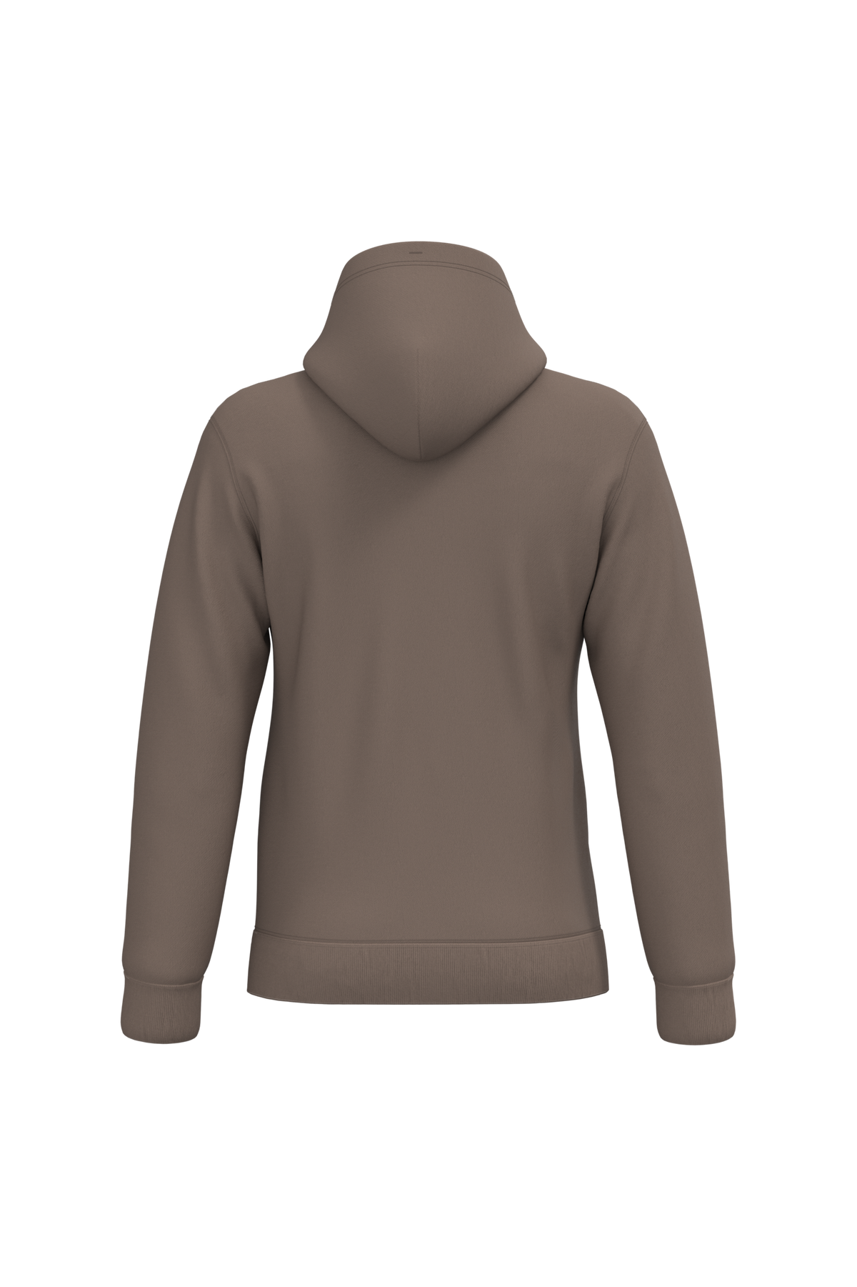K476 - Sudadera con capucha hombre - Moka Brown - trasera
