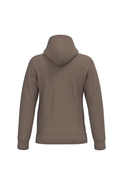 K476 - Sudadera con capucha hombre - Moka Brown - trasera