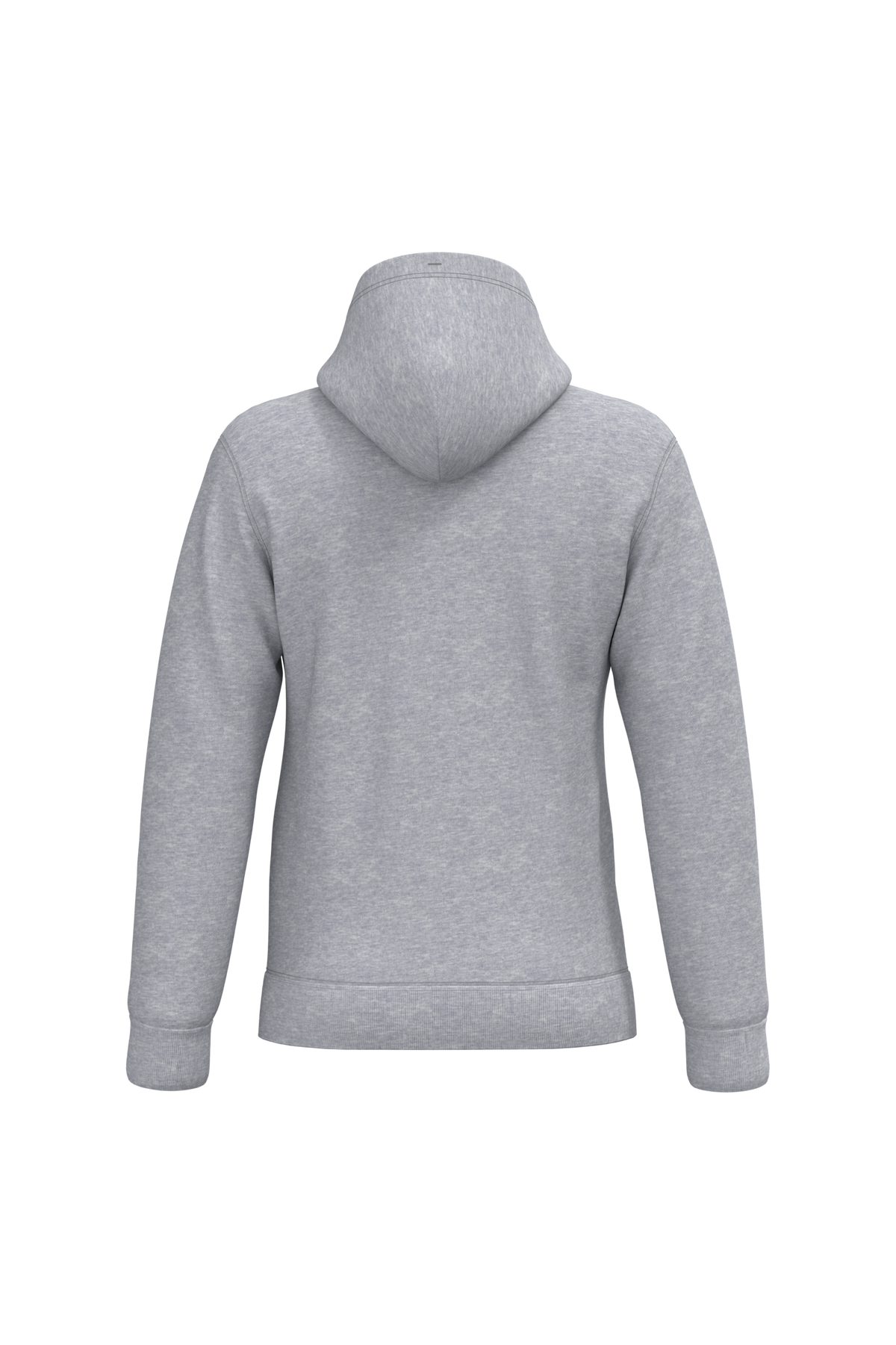 K476 - Sudadera con capucha hombre - Oxford Grey - trasera