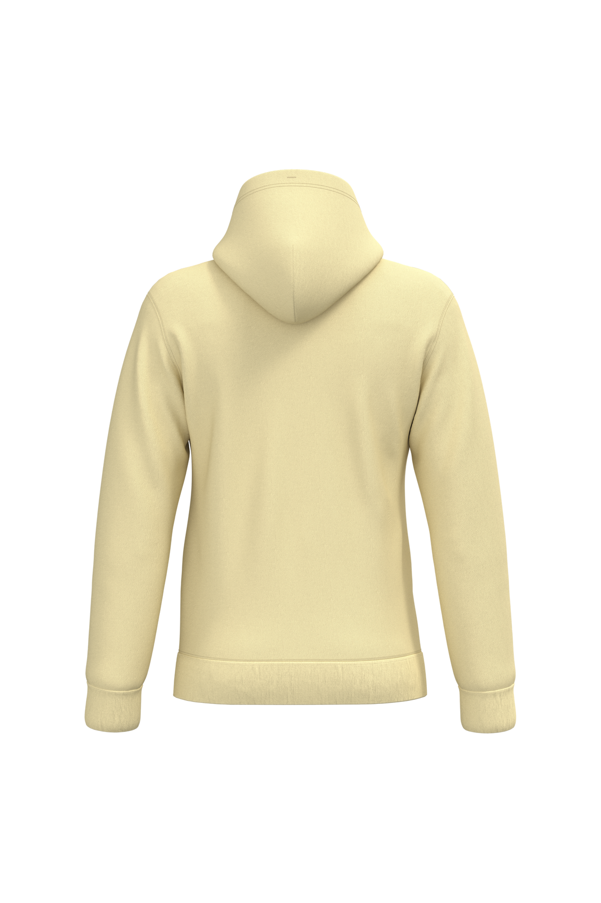 K476 - Sudadera con capucha hombre - Straw Yellow - trasera