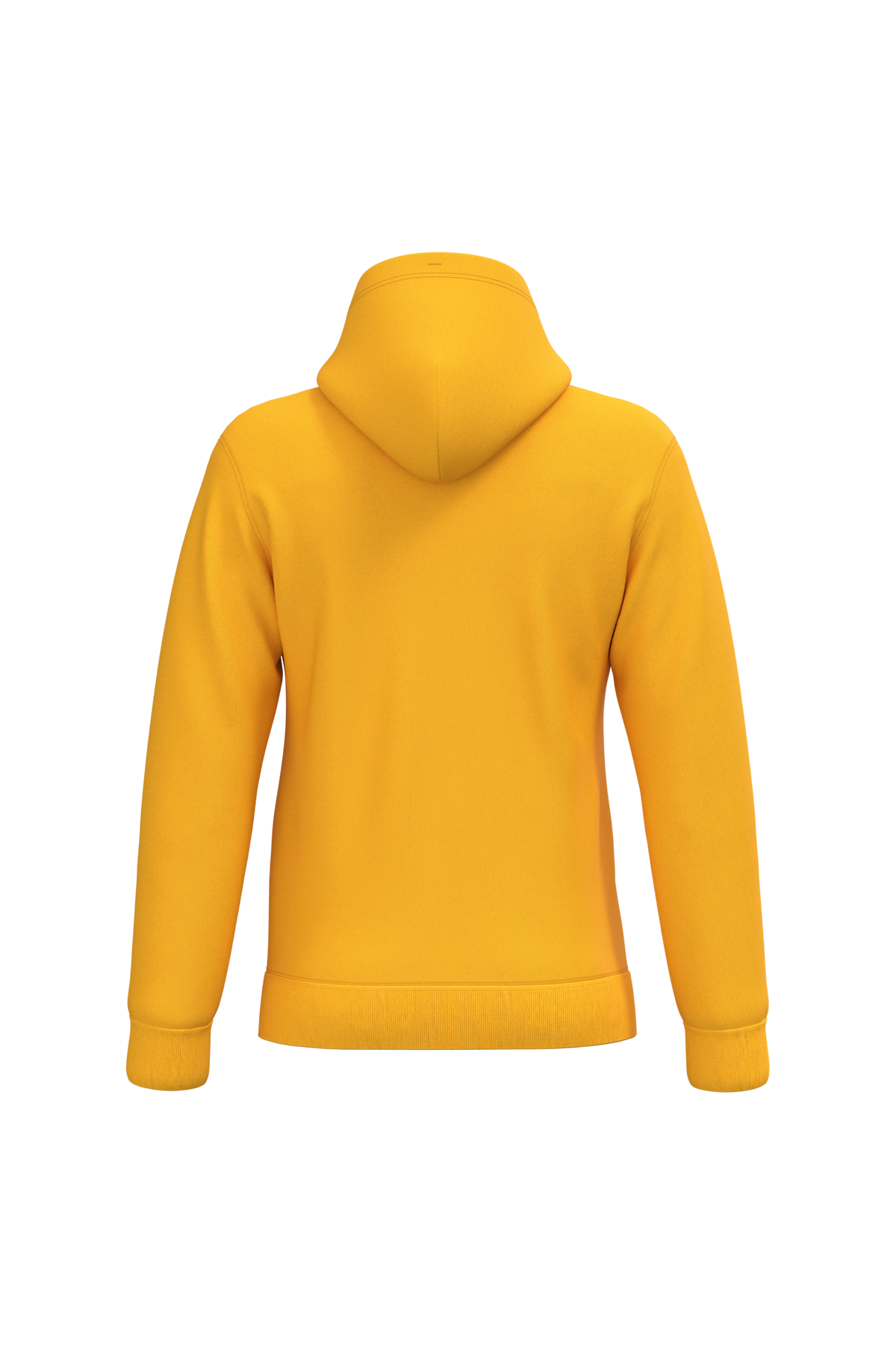 K476 - Sudadera con capucha hombre - Yellow - trasera