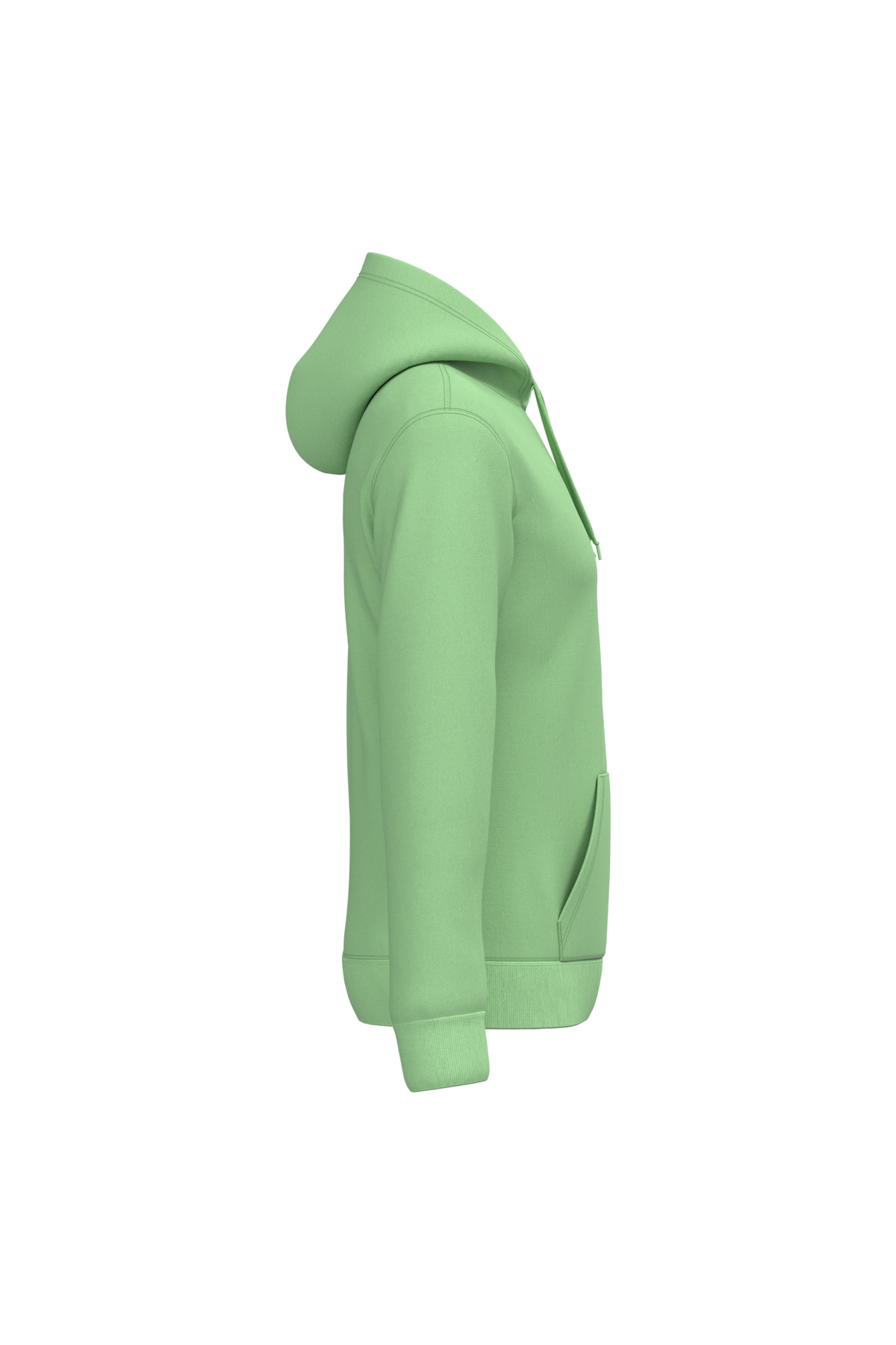 K476 - Sudadera con capucha hombre - Apple Green - lateral