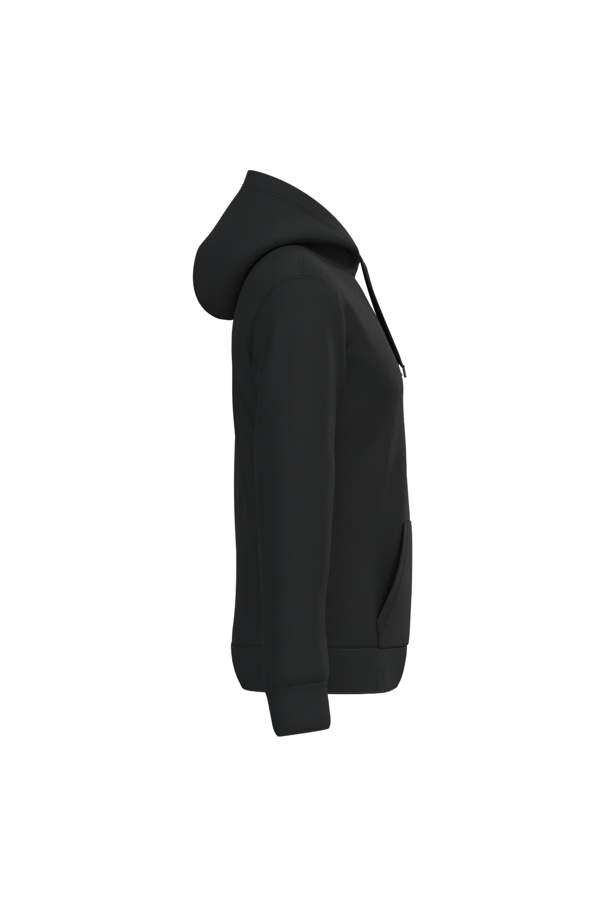 K476 - Sudadera con capucha hombre - Black - lateral