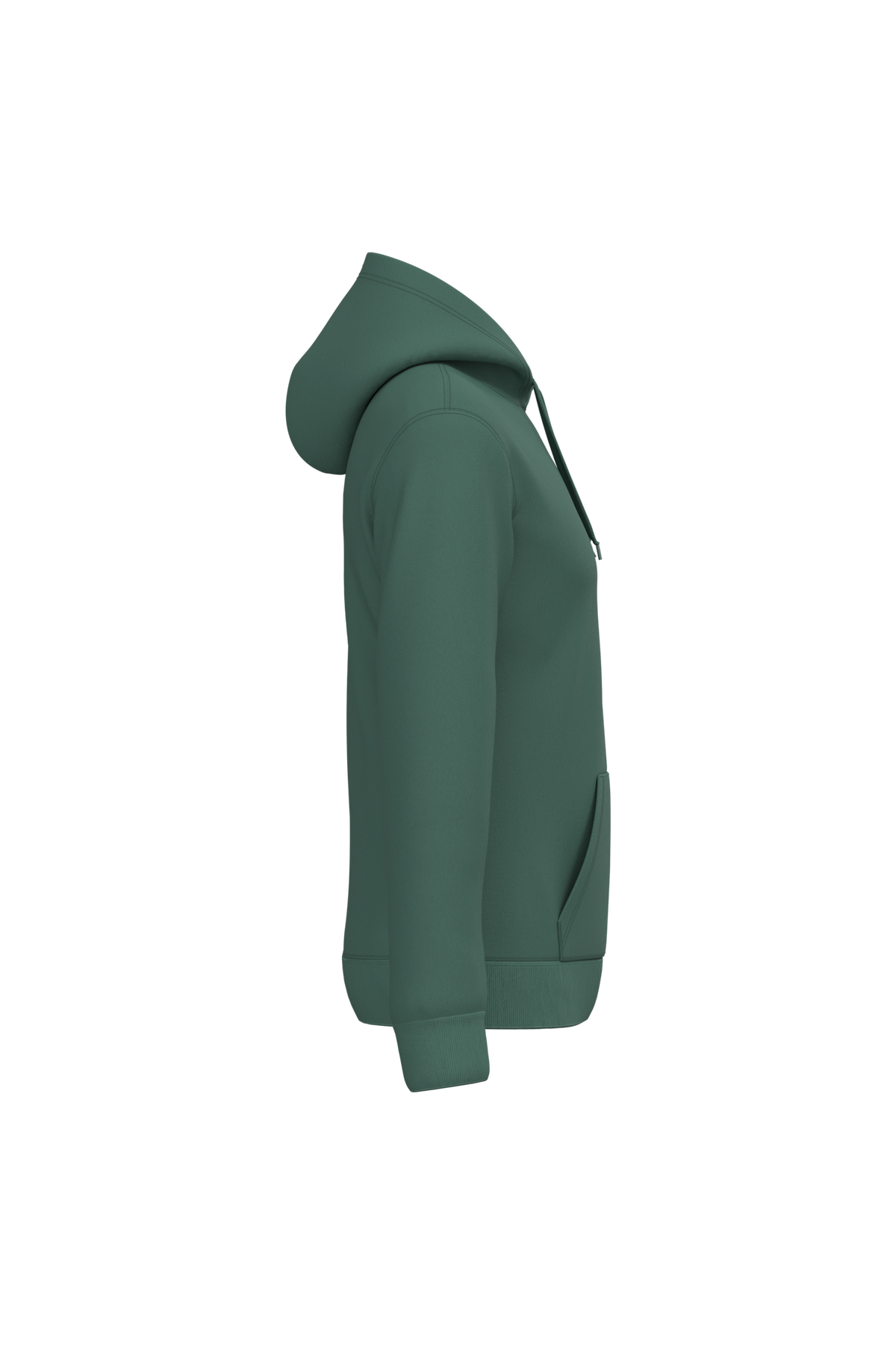 K476 - Sudadera con capucha hombre - Earthy Green - lateral