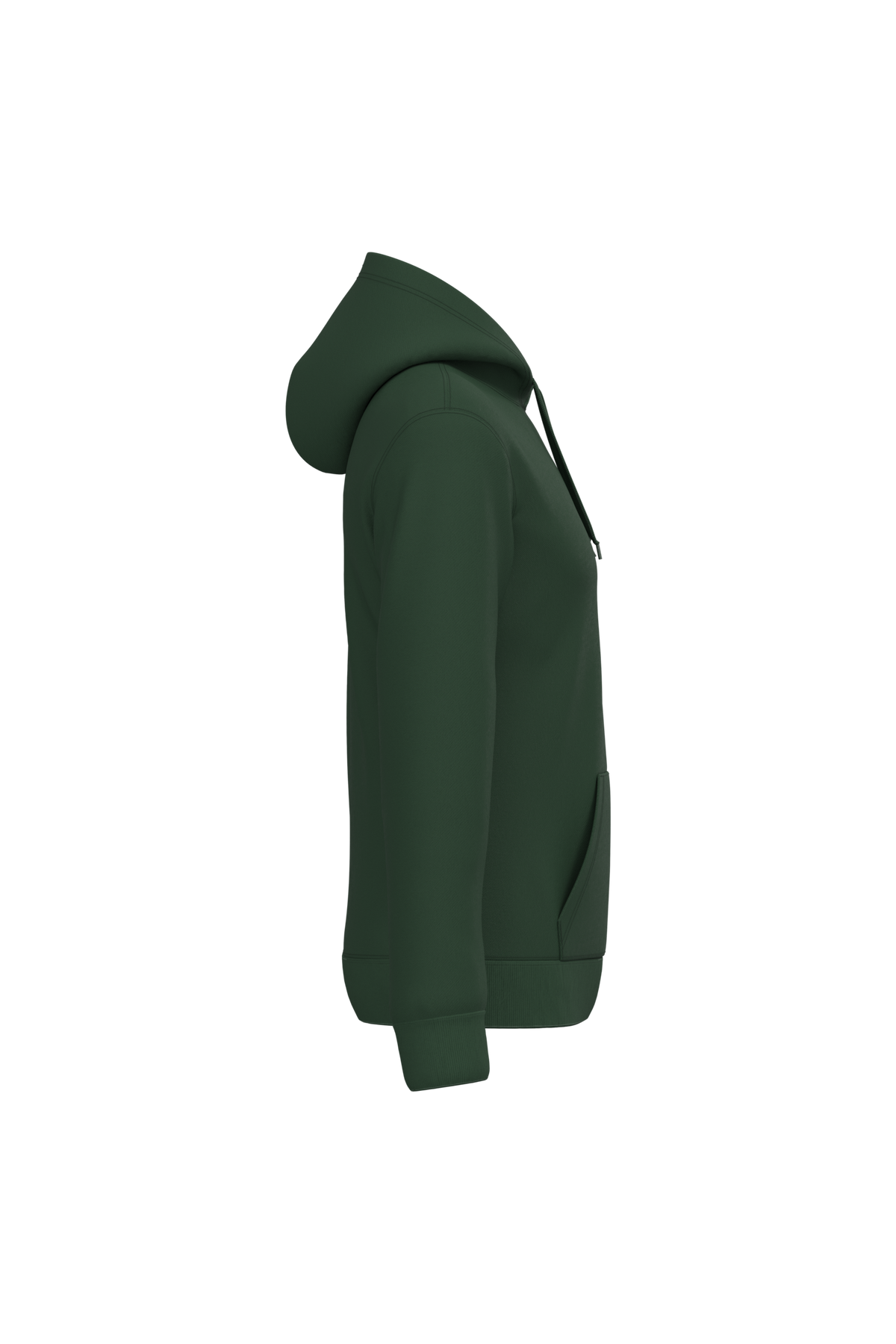 K476 - Sudadera con capucha hombre - Forest Green - lateral