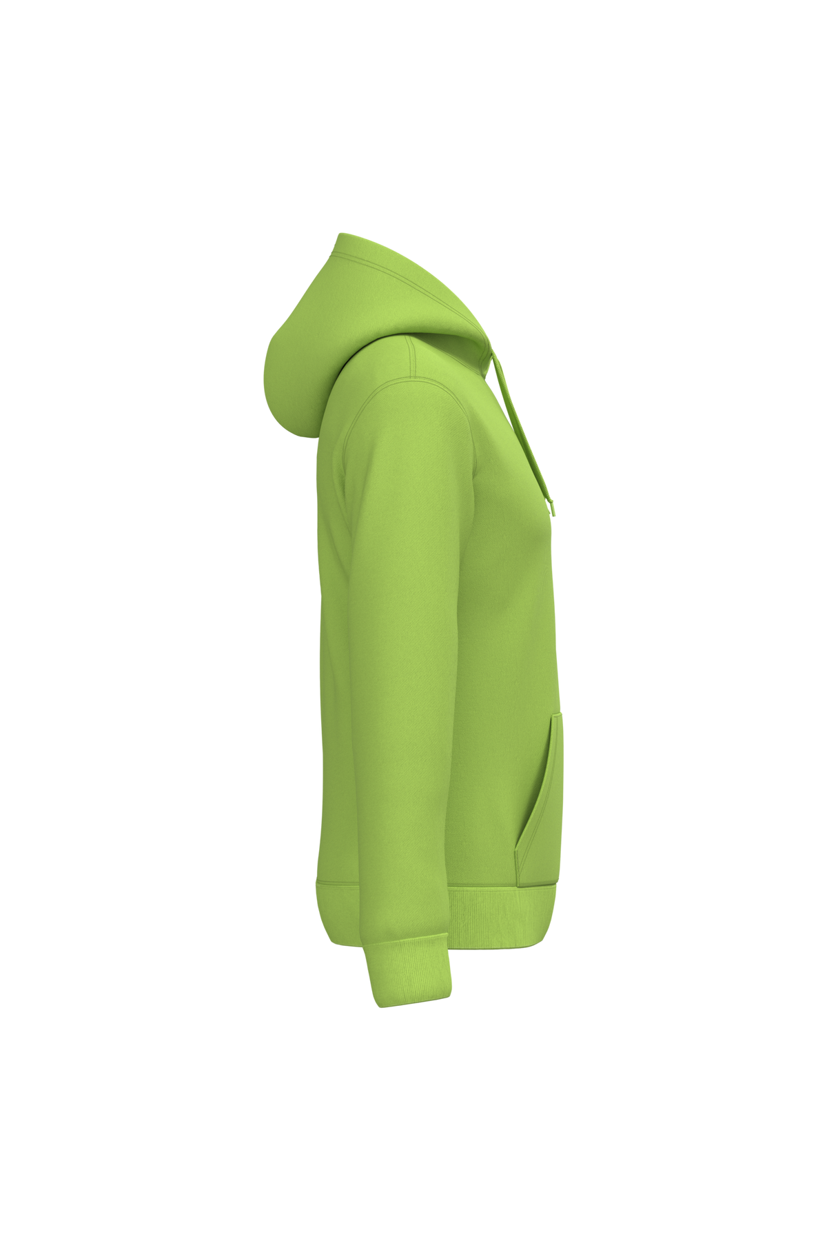 K476 - Sudadera con capucha hombre - Lime - lateral