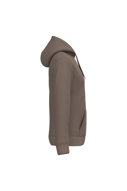 K476 - Sudadera con capucha hombre - Moka Brown - lateral