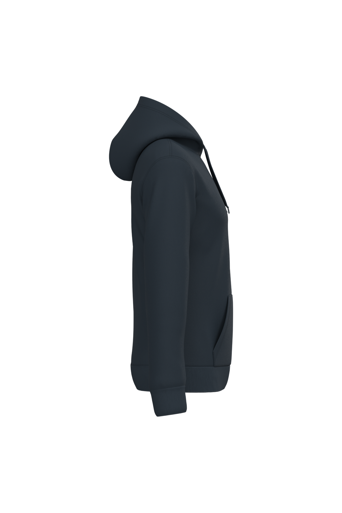 K476 - Sudadera con capucha hombre - Navy - lateral