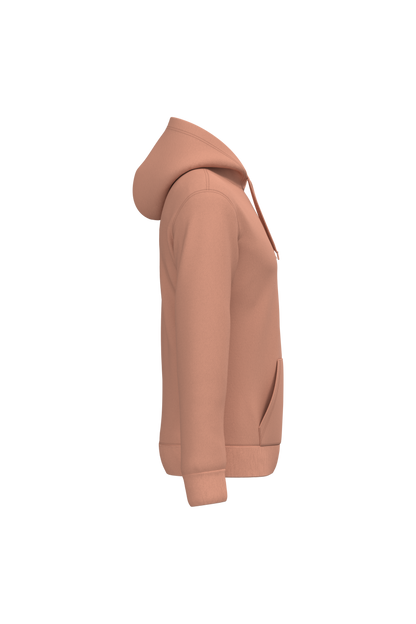 K476 - Sudadera con capucha hombre - Peach - lateral