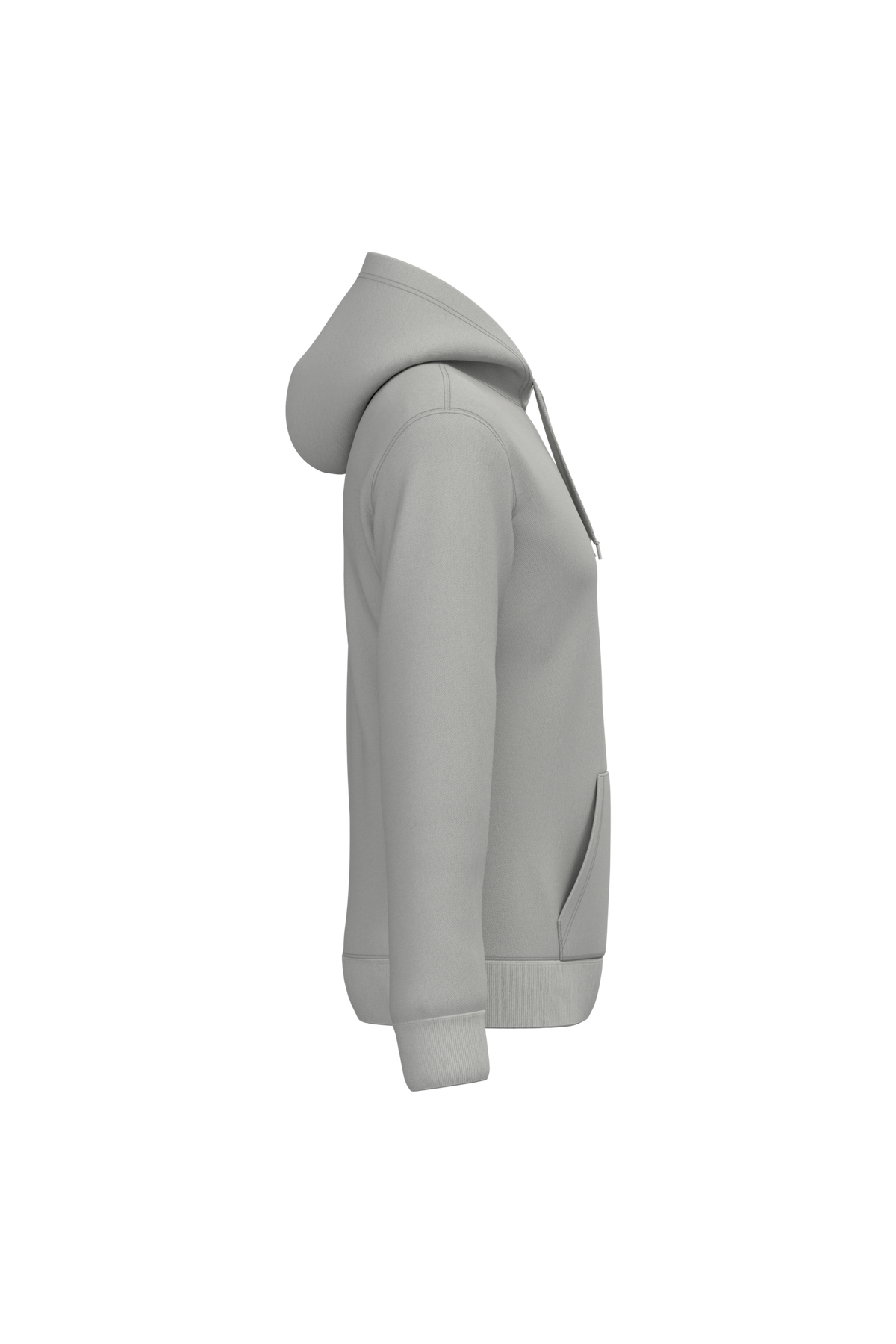 K476 - Sudadera con capucha hombre - Sweet Grey - lateral