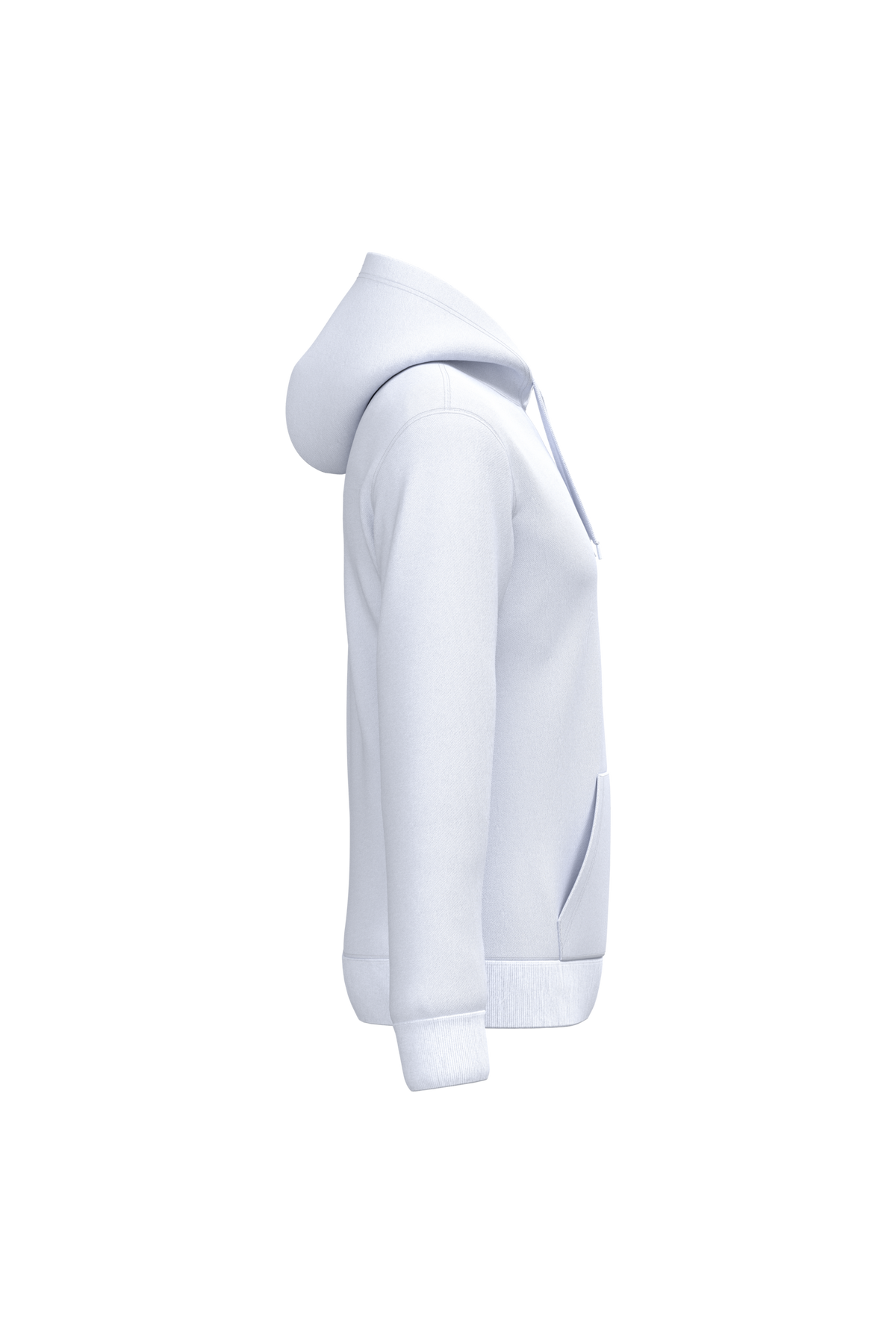 K476 - Sudadera con capucha hombre - White - lateral