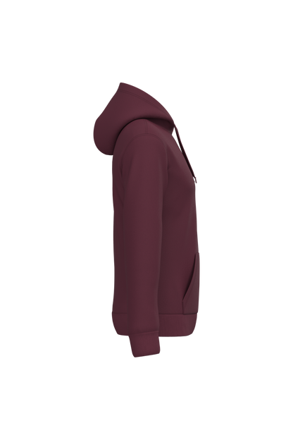 K476 - Sudadera con capucha hombre - Wine - lateral