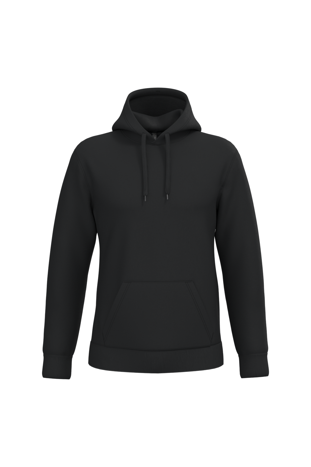 K476 - Sudadera con capucha hombre - Black - frontal