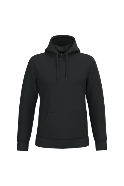 K476 - Sudadera con capucha hombre - Black - frontal
