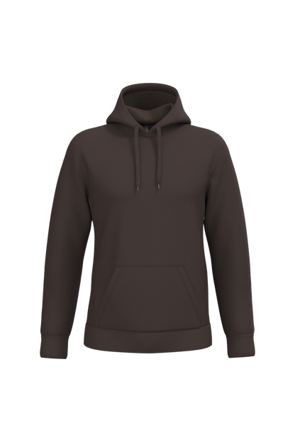 K476 - Sudadera con capucha hombre - Chocolate - frontal