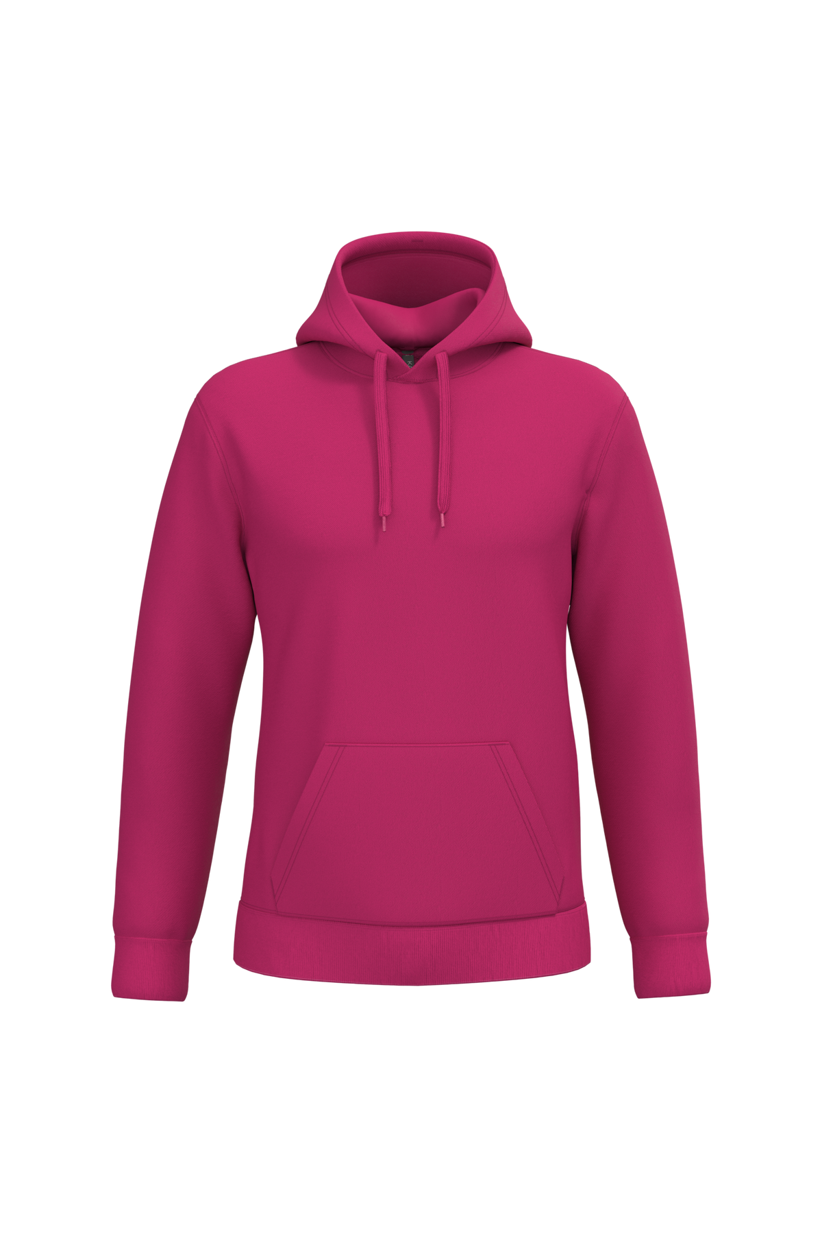 K476 - Sudadera con capucha hombre - Fuchsia - frontal