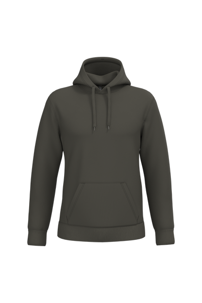 K476 - Sudadera con capucha hombre - Green Olive - frontal