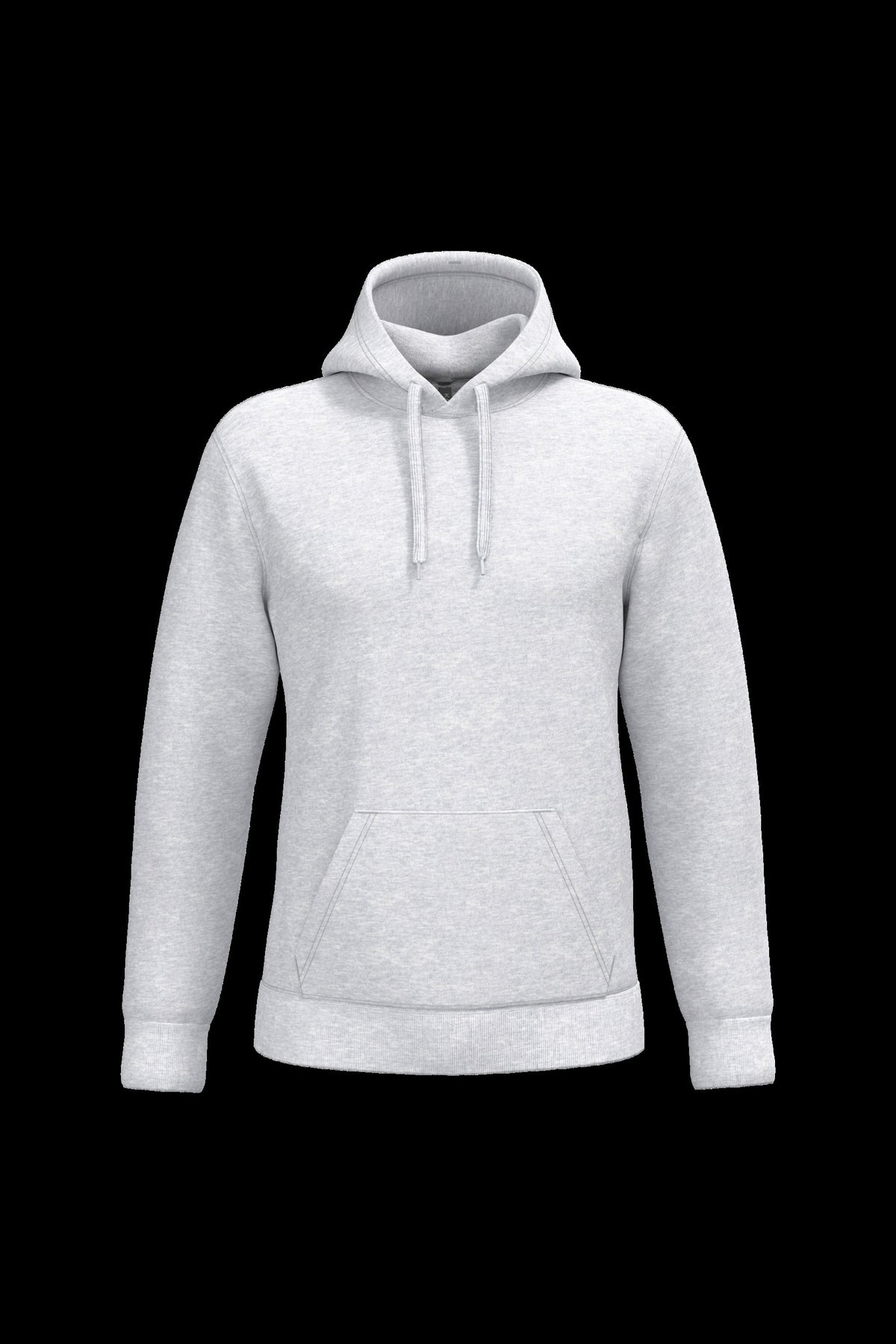 K476 - Sudadera con capucha hombre - Ash Heather - frontal