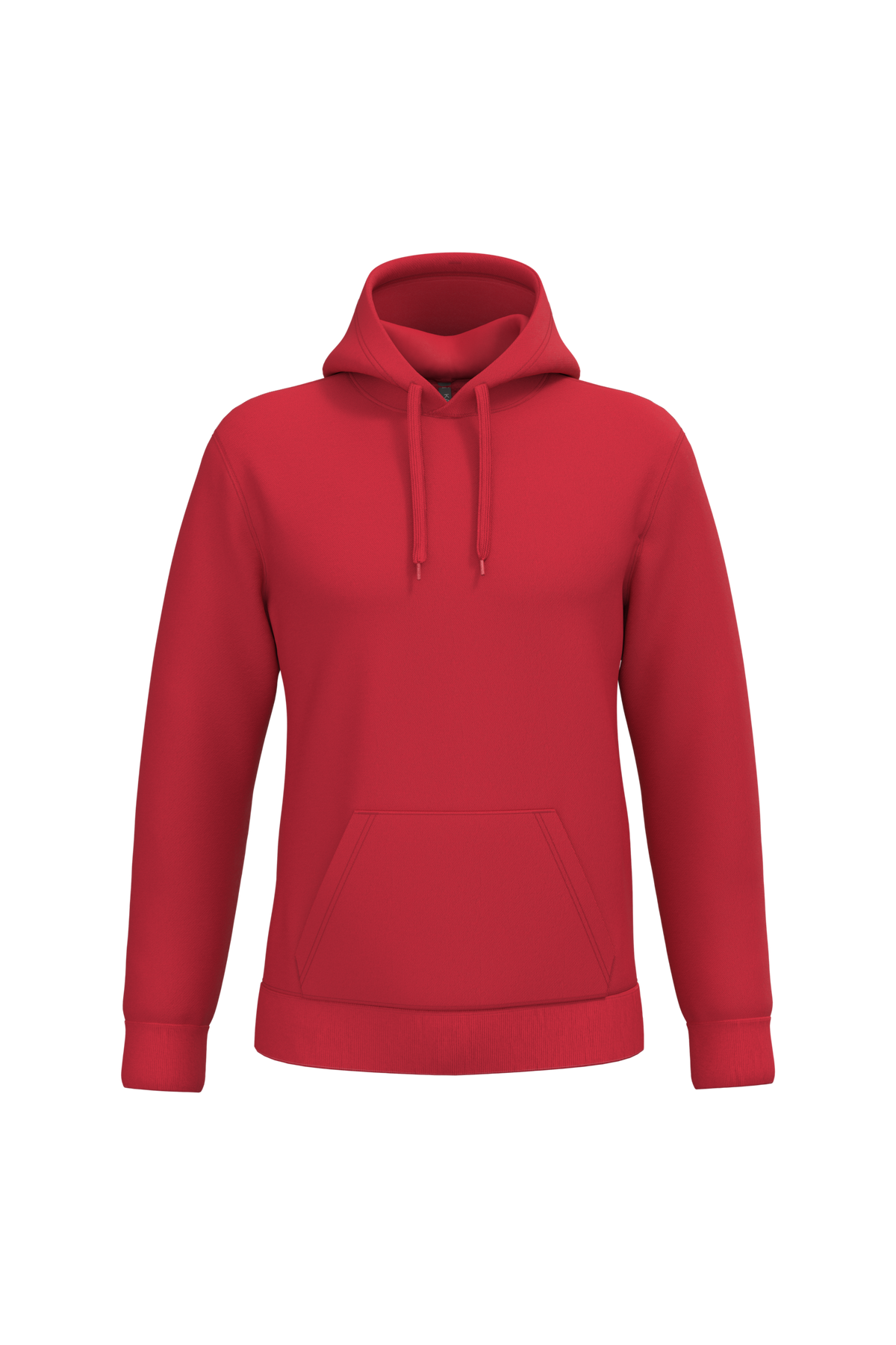 K476 - Sudadera con capucha hombre - Red - frontal