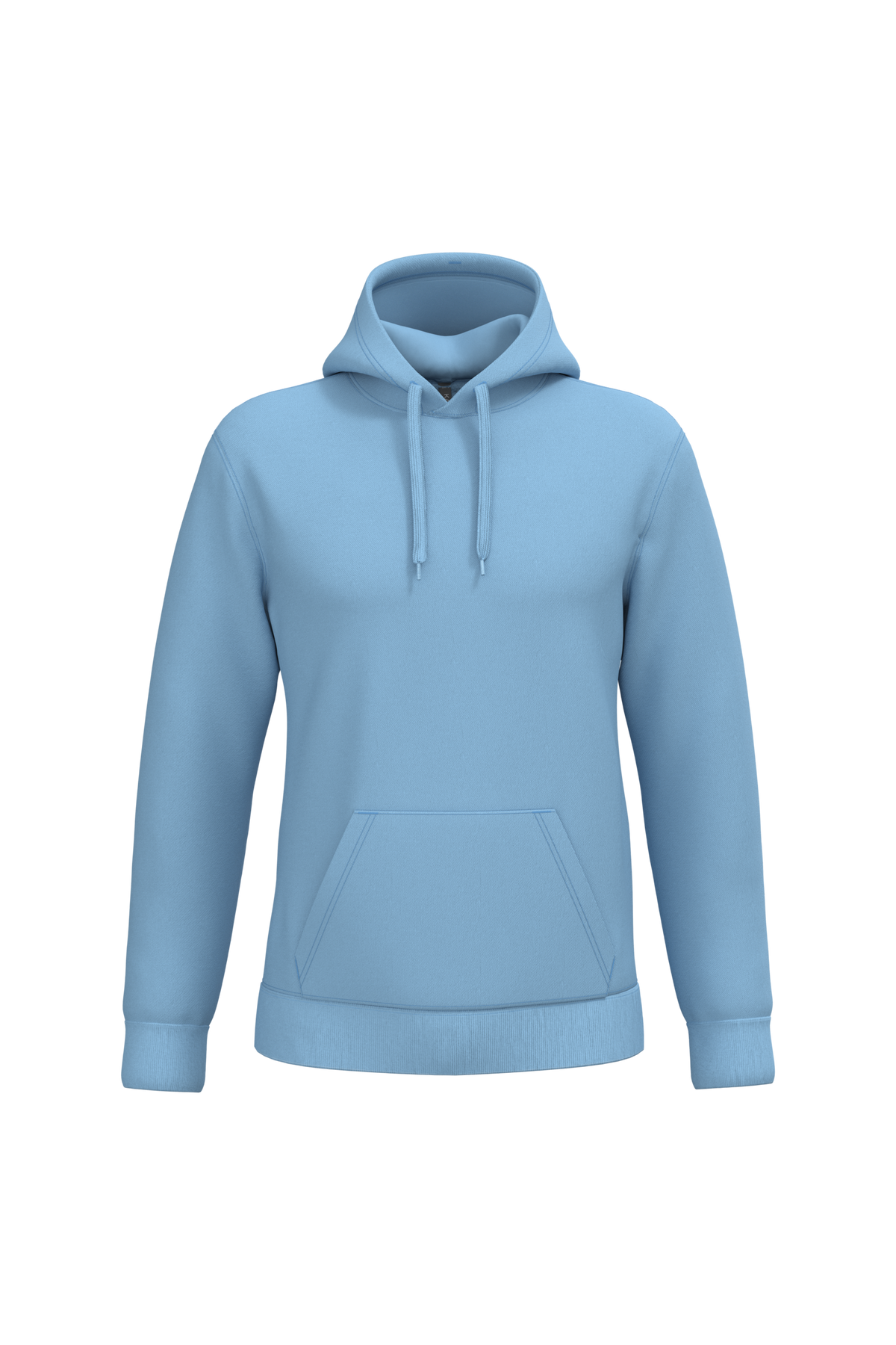 K476 - Sudadera con capucha hombre - Sky Blue - frontal