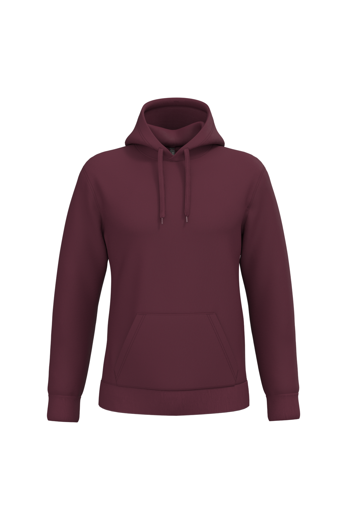 K476 - Sudadera con capucha hombre - Wine - frontal