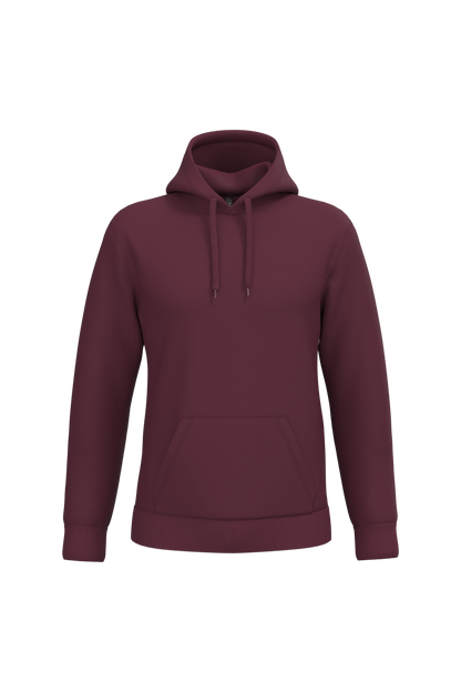 K476 - Sudadera con capucha hombre - Wine - frontal