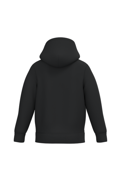 K477 - Sudadera capucha infantil - Black - trasera