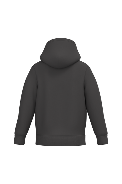 K477 - Sudadera capucha infantil - Dark Grey - trasera