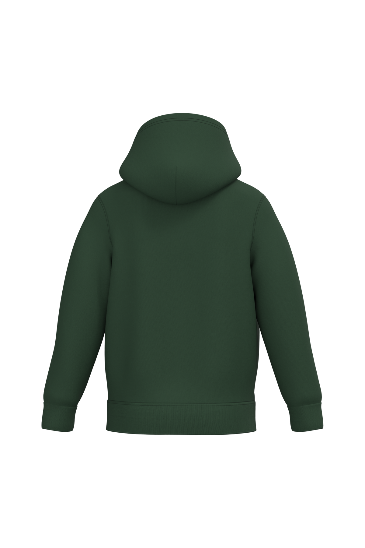 K477 - Sudadera capucha infantil - Forest Green - trasera