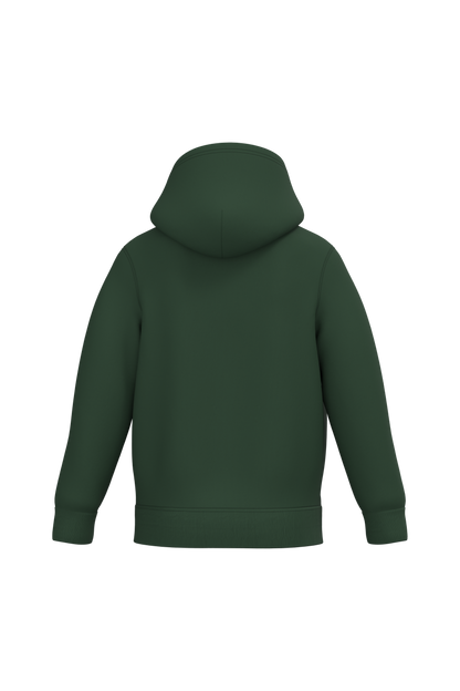 K477 - Sudadera capucha infantil - Forest Green - trasera