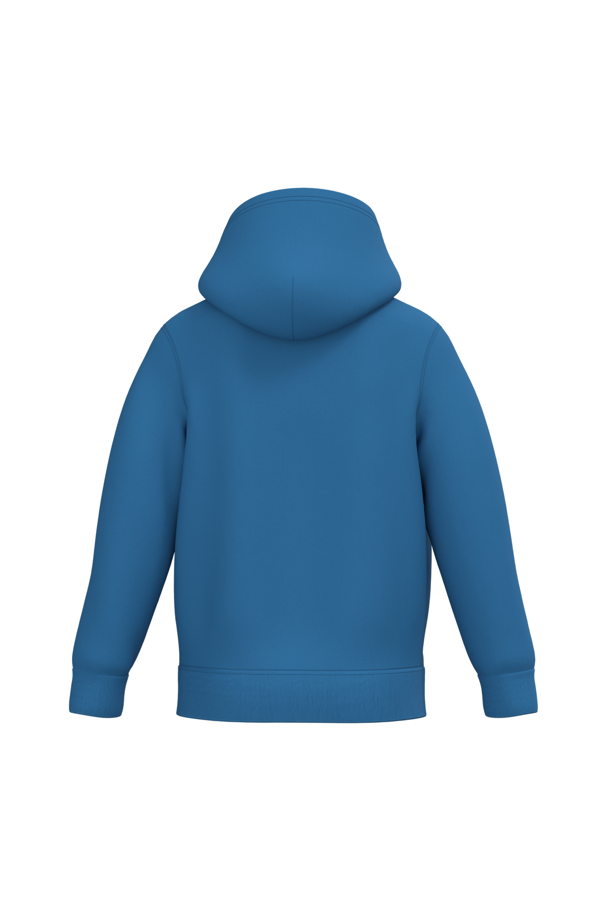 K477 - Sudadera capucha infantil - Light Royal Blue - trasera