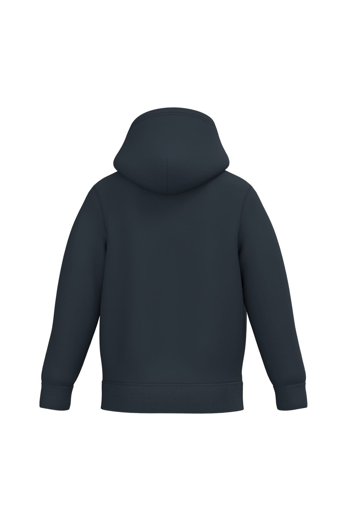 K477 - Sudadera capucha infantil - Navy - trasera