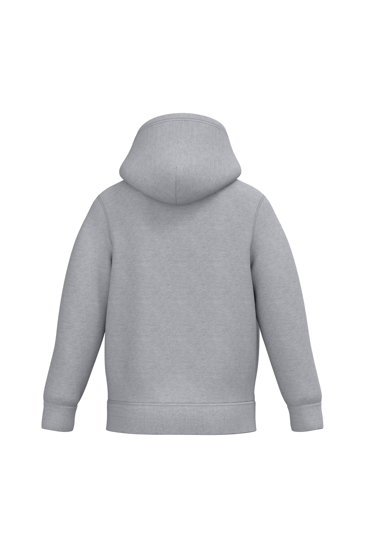 K477 - Sudadera capucha infantil - Oxford Grey - trasera
