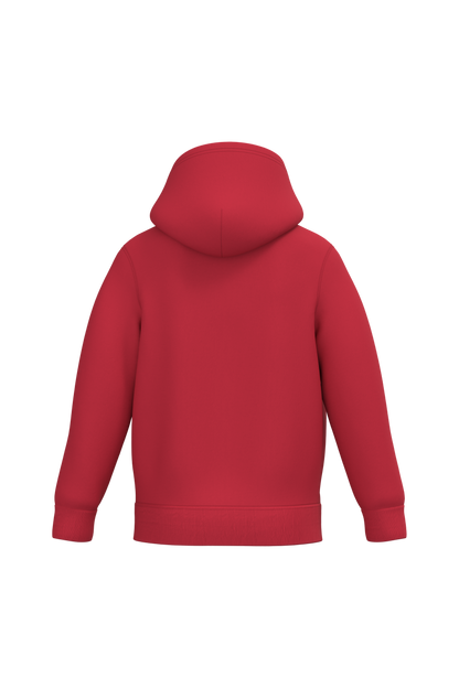K477 - Sudadera capucha infantil - Red - trasera