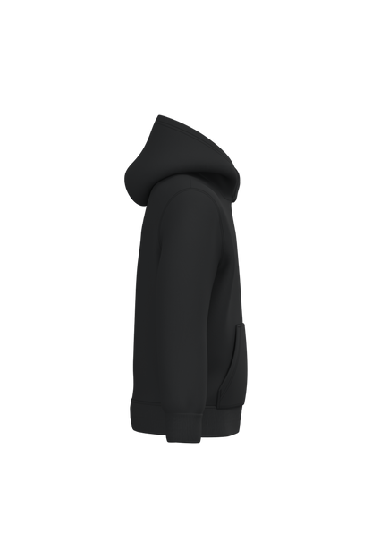 K477 - Sudadera capucha infantil - Black - lateral