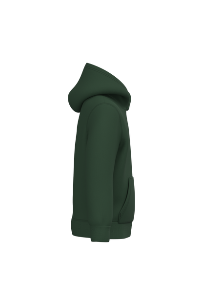 K477 - Sudadera capucha infantil - Forest Green - lateral