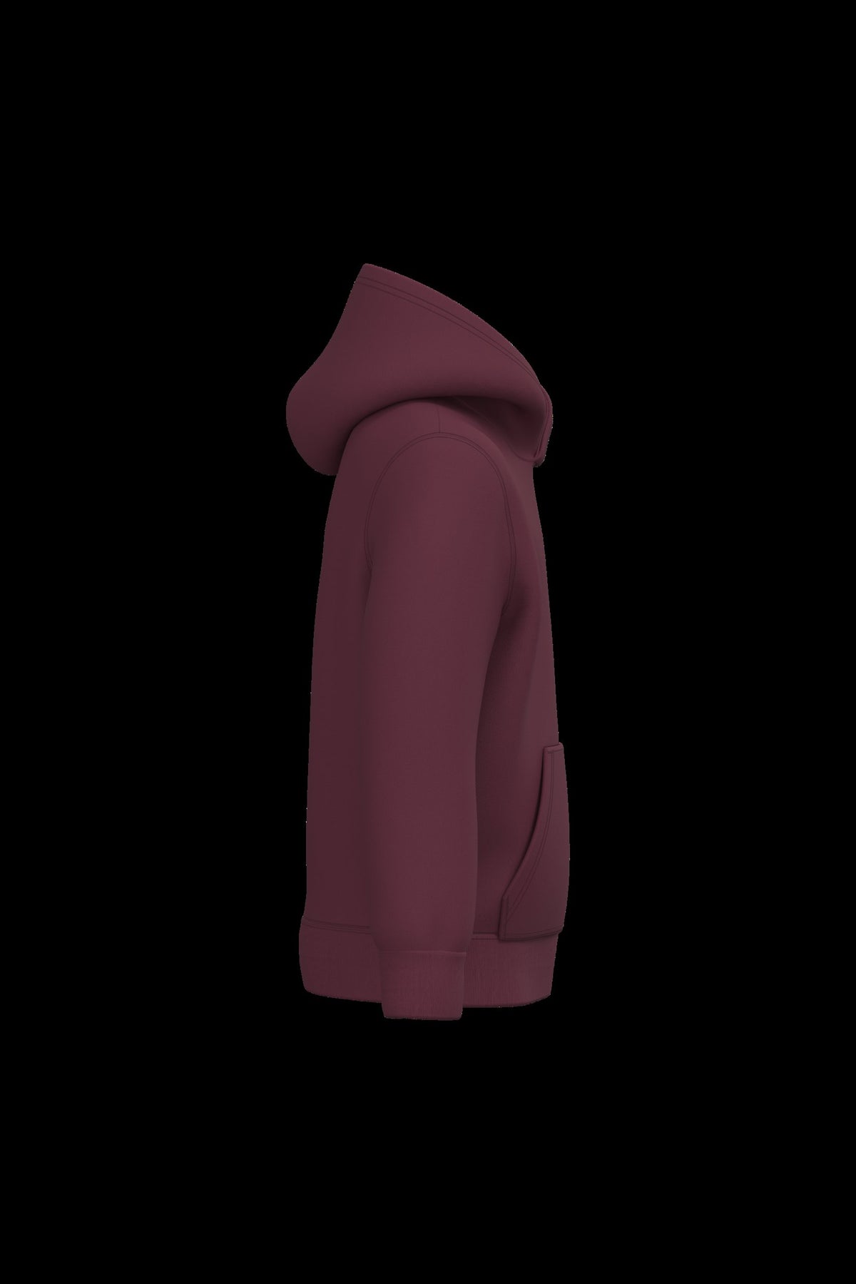 K477 - Sudadera capucha infantil - Kelly Green - lateral