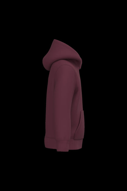 K477 - Sudadera capucha infantil - Kelly Green - lateral