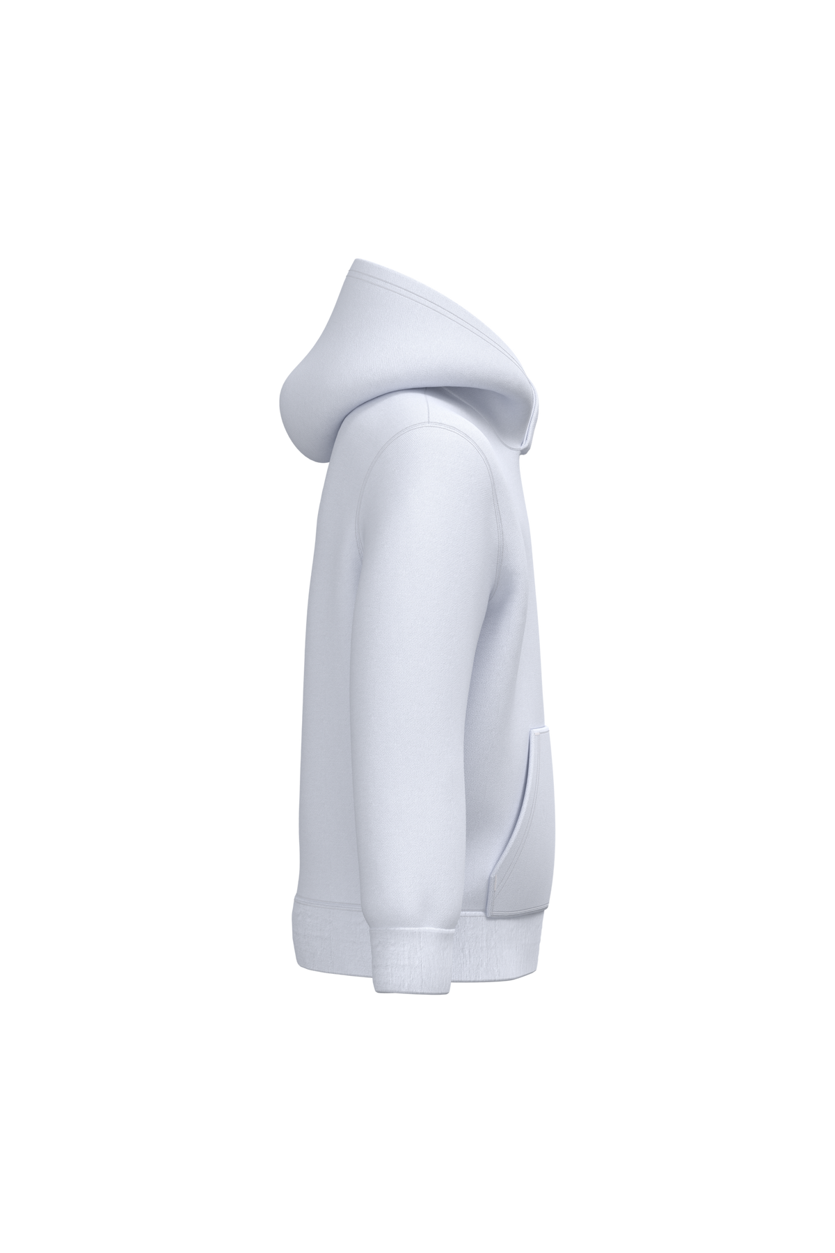 K477 - Sudadera capucha infantil - White - lateral