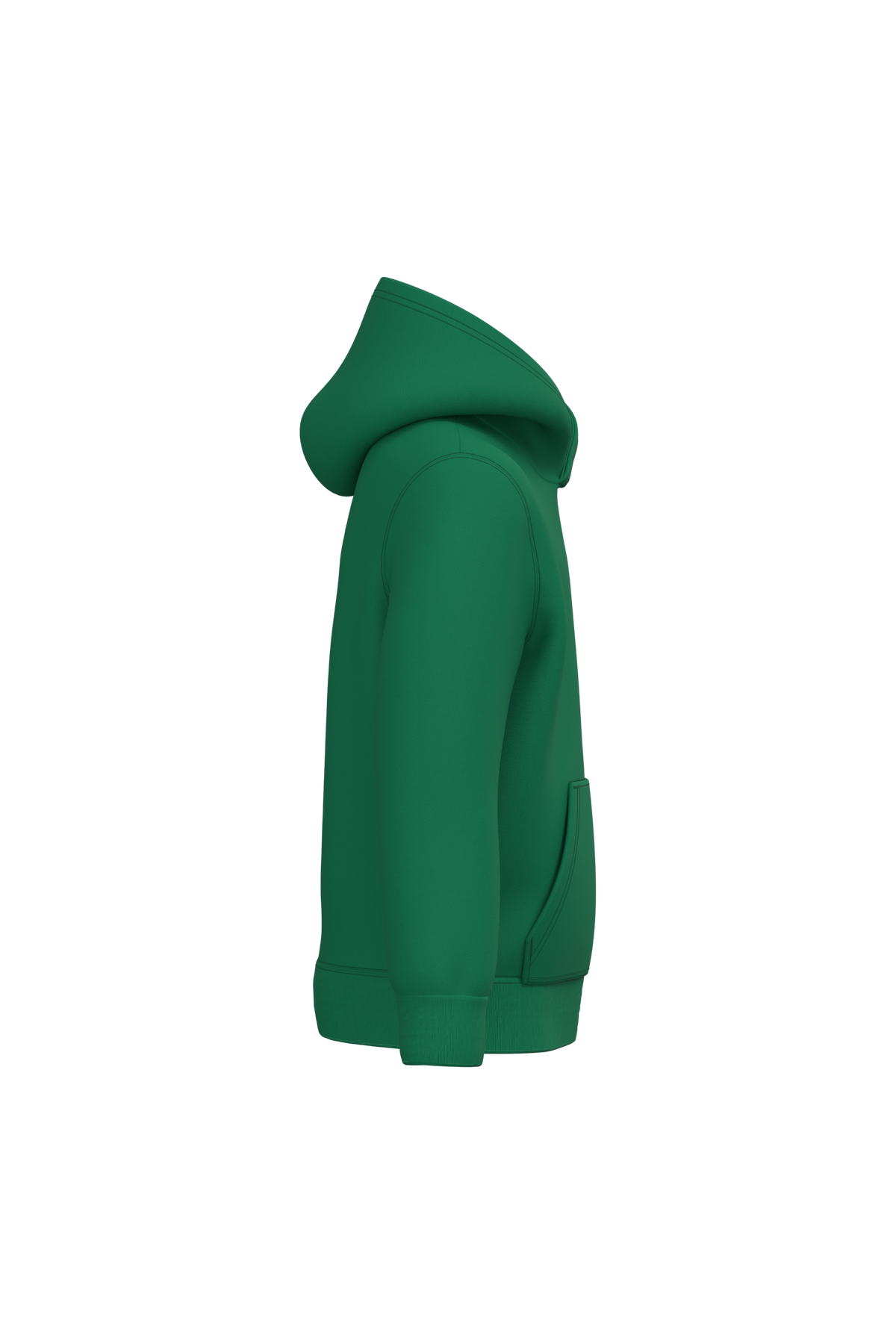 K477 - Sudadera capucha infantil - Wine - lateral