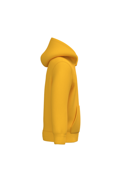 K477 - Sudadera capucha infantil - Yellow - lateral