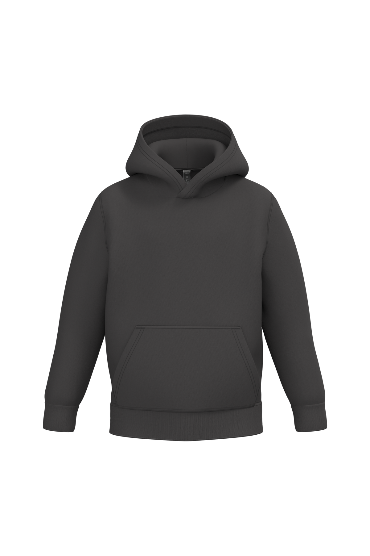 K477 - Sudadera capucha infantil - Dark Grey - frontal