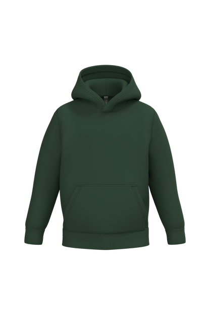K477 - Sudadera capucha infantil - Forest Green - frontal